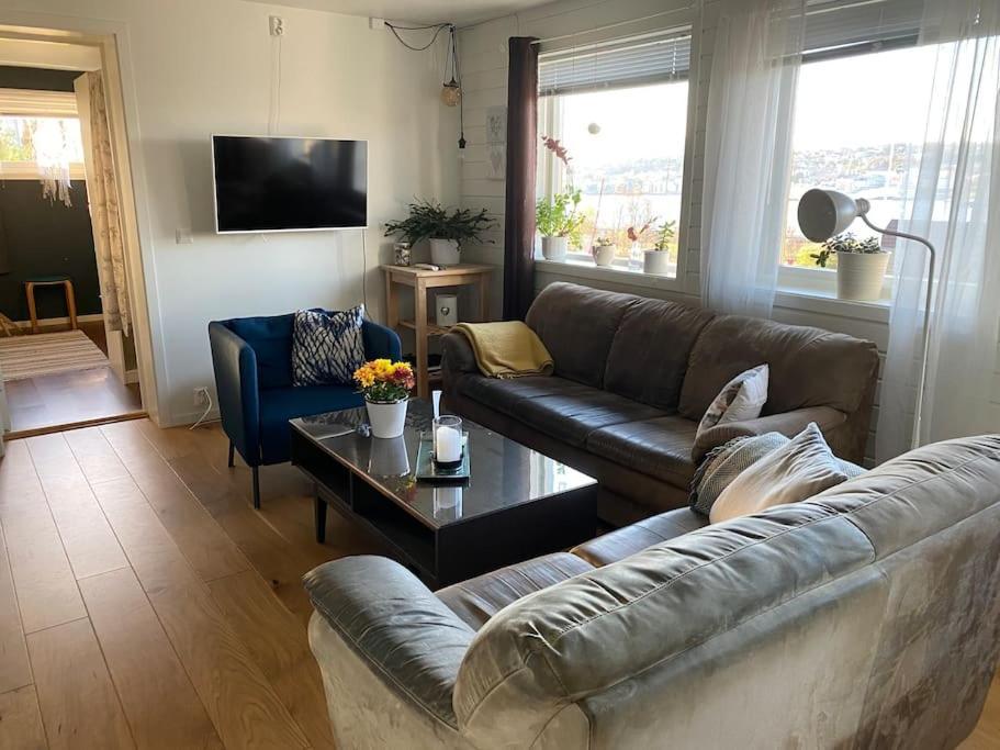 Cosy Flat Near Cable Car And The Arctic Cathedral Apartment Tromso Bagian luar foto